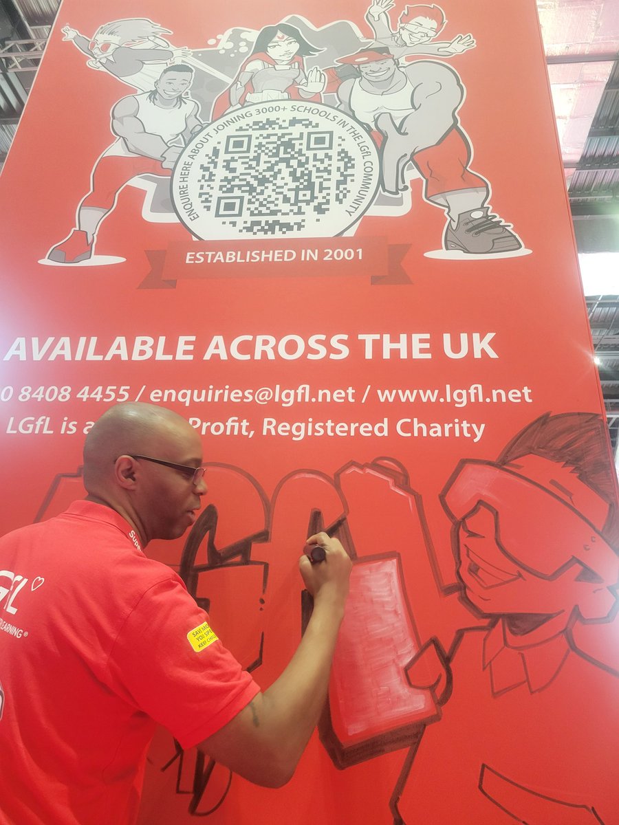 Our resident artist <a href="/artjaz05/">Julian ArtJaz</a> is back at stand sk30, decorating our  stand with custom artwork. 
Come see him in action at #Bett2024