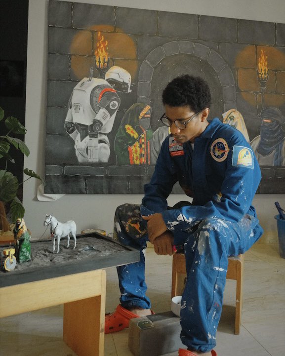 yonkiabuja's tweet photo. Imran Tilde , an artist who focuses on African Futurism and is passionate about climate change. We talk to him about his journey as an artist and his future plans of a furniture company!

Read full article on our website!
🔗 https://t.co/xX9DT1sdQ3 https://t.co/r5FzMQUIC0