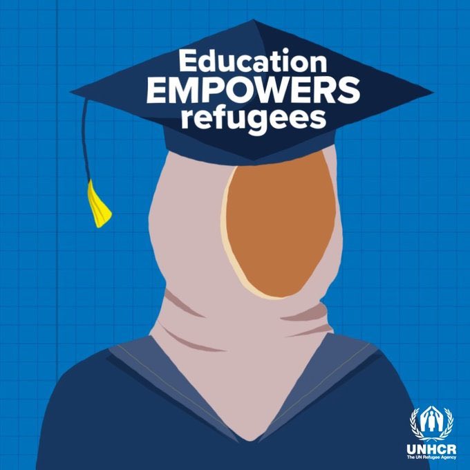BurenCaroline's tweet photo. On this #EducationDay, I am reminded of the significant role that education plays in empowering refugees in Kenya.  

When we protect refugees' right to quality education we invest in creating a better future for all. Thank you to our education partners and @EduMinKenya 📚 https://t.co/RnfpZbczTV