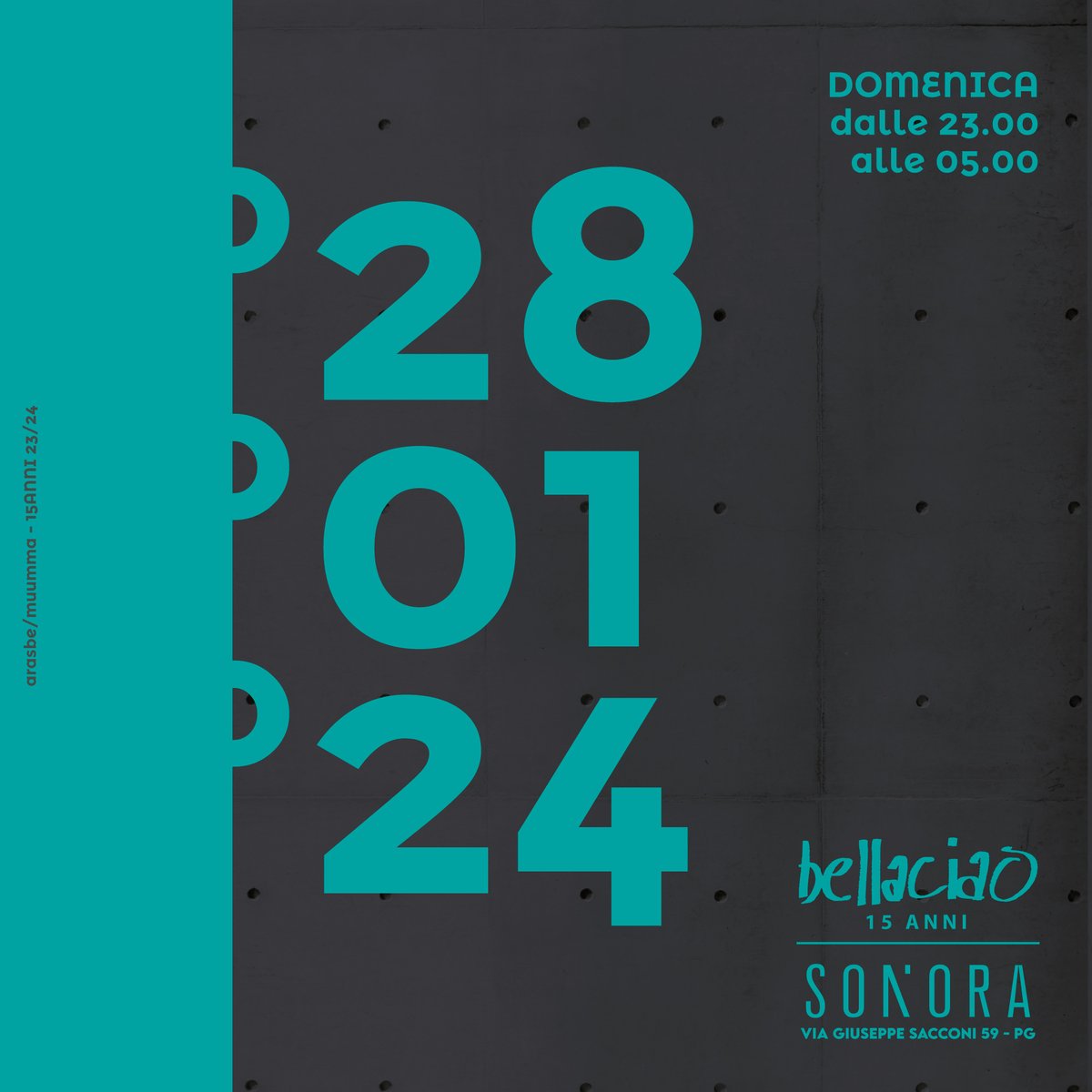 domenica, 28 gennaio 2024
@djralf__ @ <a href="/bellaciaopg/">bellaciao</a> c/o Sonora, Perugia