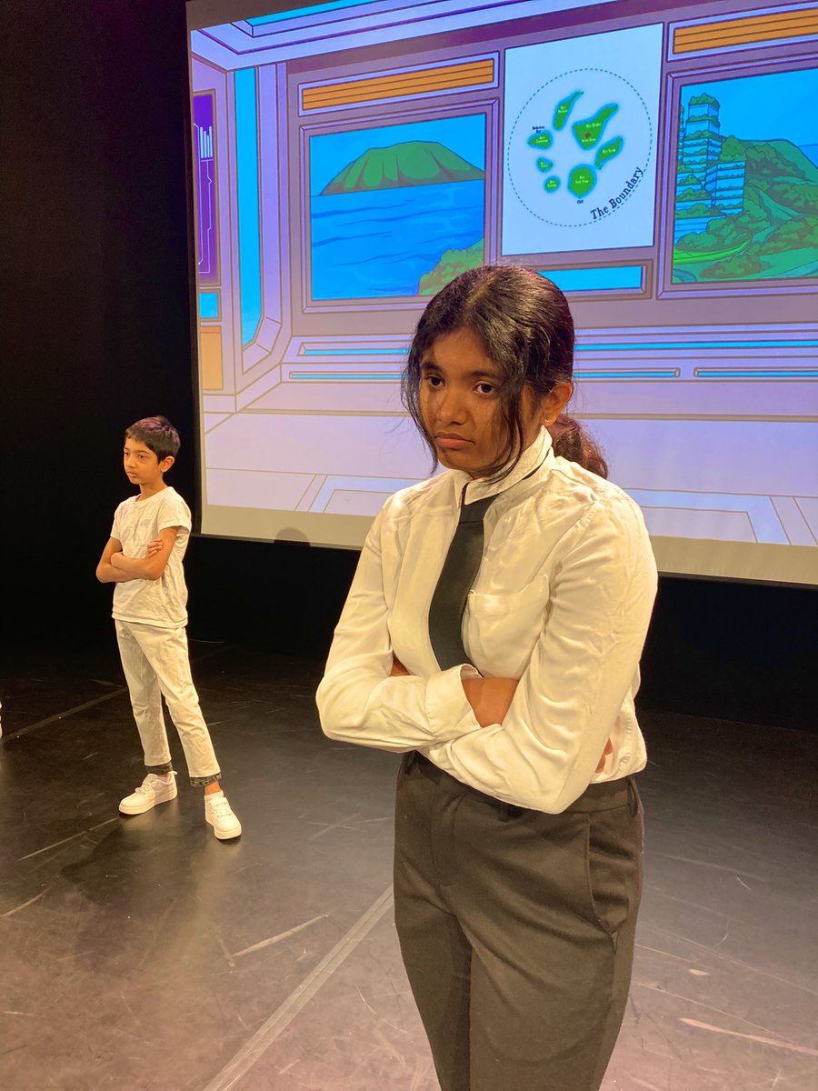 The children in Year 4-7 are busy rehearsing this week for the production, ‘The Island that Rocks.’ Countdown to Friday…