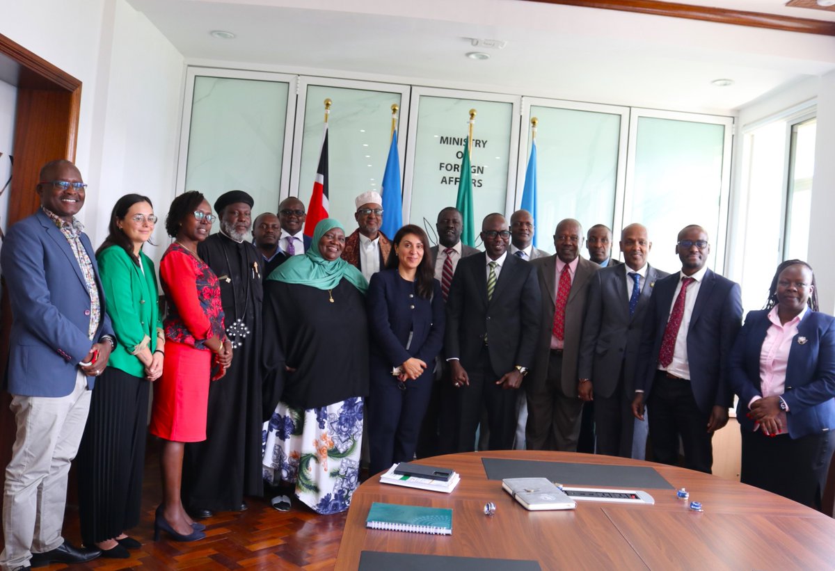 .<a href="/irck_info/">Inter-Religious Council of Kenya(IRCK)</a> The Peacebuilding Architecture review report was also presented to Dr. <a href="/SingoeiAKorir/">Korir Sing'Oei</a> PS <a href="/ForeignOfficeKE/">State Department for Foreign Affairs | Kenya</a>. 

The <a href="/irck_info/">Inter-Religious Council of Kenya(IRCK)</a> Chairman, Fr. Joseph Mutie, Executive Committee member Sheikh Abdullahi Abdi from <a href="/NAMLEF_/">National Muslim Leaders Forum (NAMLEF)</a> and Chairlady, Mombasa Women of Faith