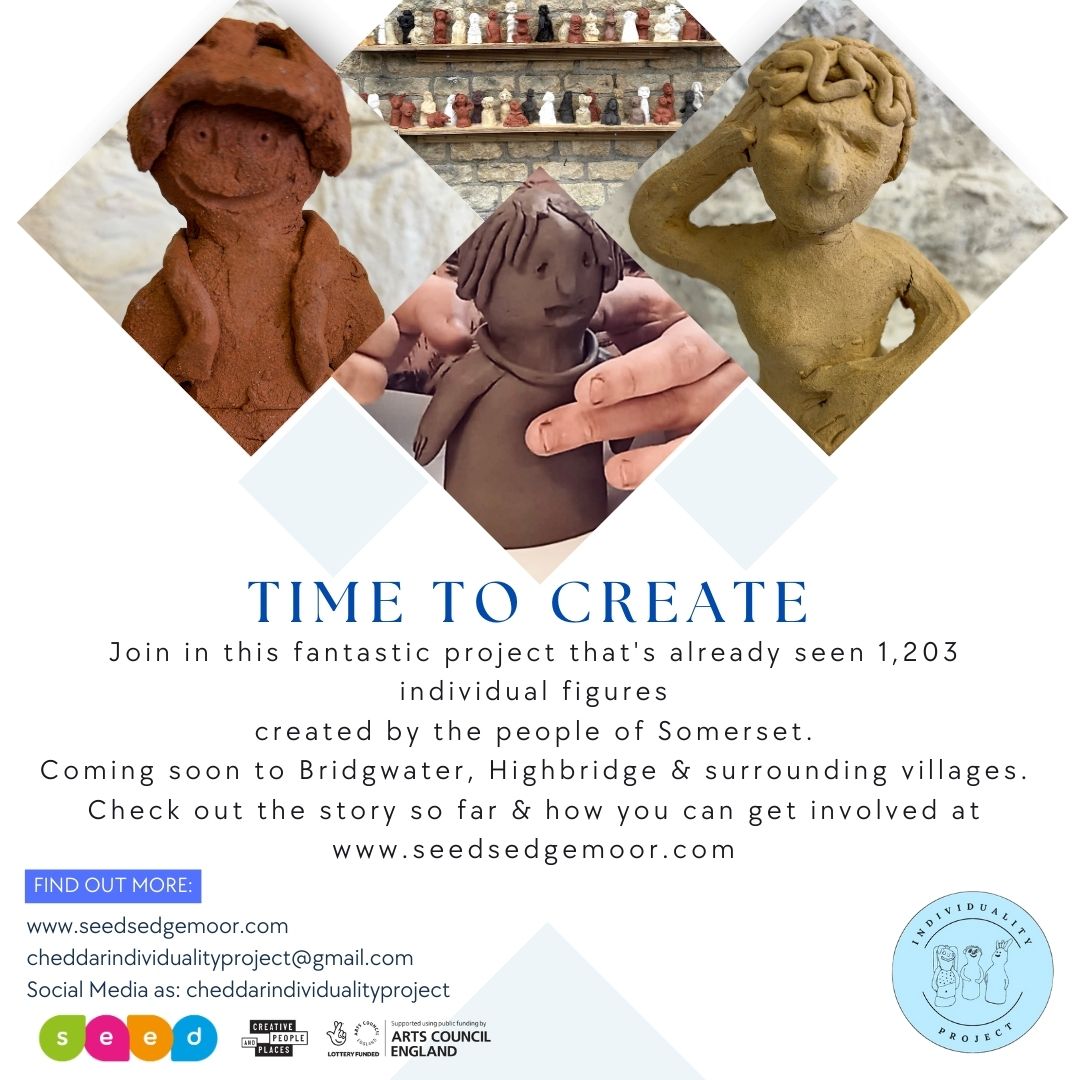 The Individuality Project is coming to Bridgwater and Highbridge. Workshops will be announced very soon. Come and make your piece to be displayed permanently in the community. A walking trail to follow in 2025. #ceramics #getinvolved #funwithclay #communityproject #scultpure