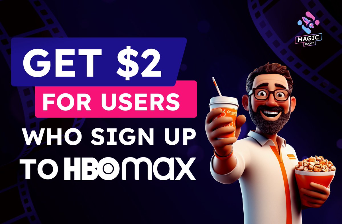 🔥 Big payout offer is back on Magic Boost - #HBOMax Europe 🔥 💸 Get $2 for users who sign up for HBO Max! 🤑 Commission Amount: $2 🌍 Available: ES, FI, NL, NO, PL, SE 📱 Device: All devices 👉 Sign Up: magic.store/magic-boost