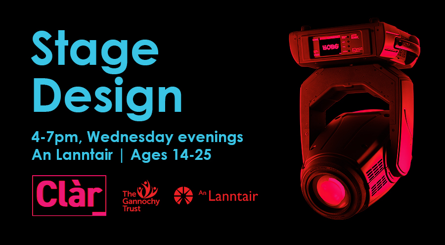 Clàr is kicking off 2024 with a showstopping series of stage design workshops. Learn how to control a lighting rig, create visuals that bring a performance to life, and build an immersive set. FREE to attend 📅 Wednesdays during term-time 🎟 lanntair.com/events/event/c…