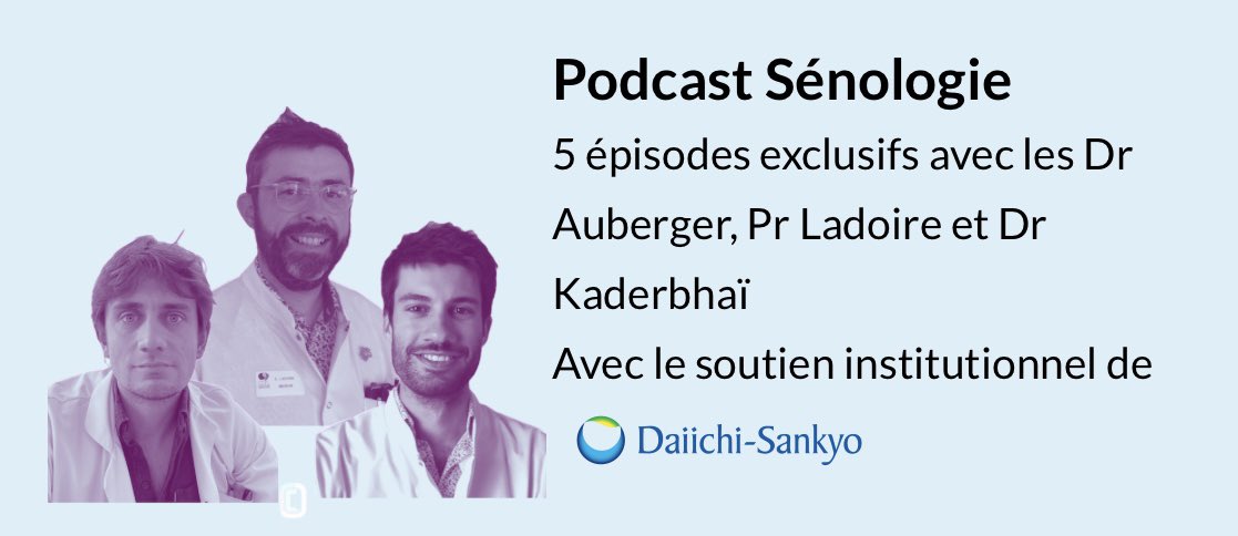🎙️ #podcast ÉPISODE 1/5 : 🎀 cancer du sein : les sous types histologiques 

On débute une série de 5 podcast dédiés au cancer du sein ! 

📲 Retrouvez dès maintenant sur #Oncoclic  le premier épisode par le Pr Ladoire, oncologue au <a href="/CGFL_Dijon/">CGFL</a> 

<a href="/AssoAERIO/">AERIO 😷💉💉💉</a> <a href="/airhop_poitiers/">AIRHOP</a>