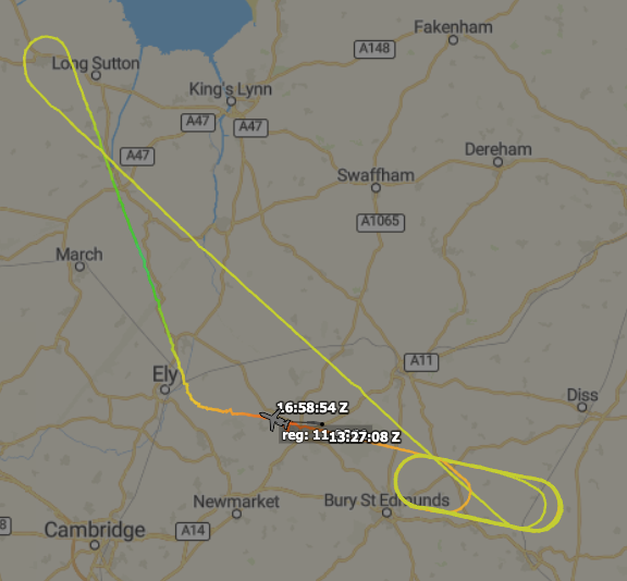 TheSnoopySnoop's tweet photo. #AE4D27 E-11A 11-9001
Battlefield Airborne Communications Node (BACN)
Airborne from Mildenhall. It had a wee jaunt out & back on 19th after arriving from Prince Sultan AB on 4th January as #BLKWF16
#avgeek #planespotting https://t.co/c7M1ZRgkbL