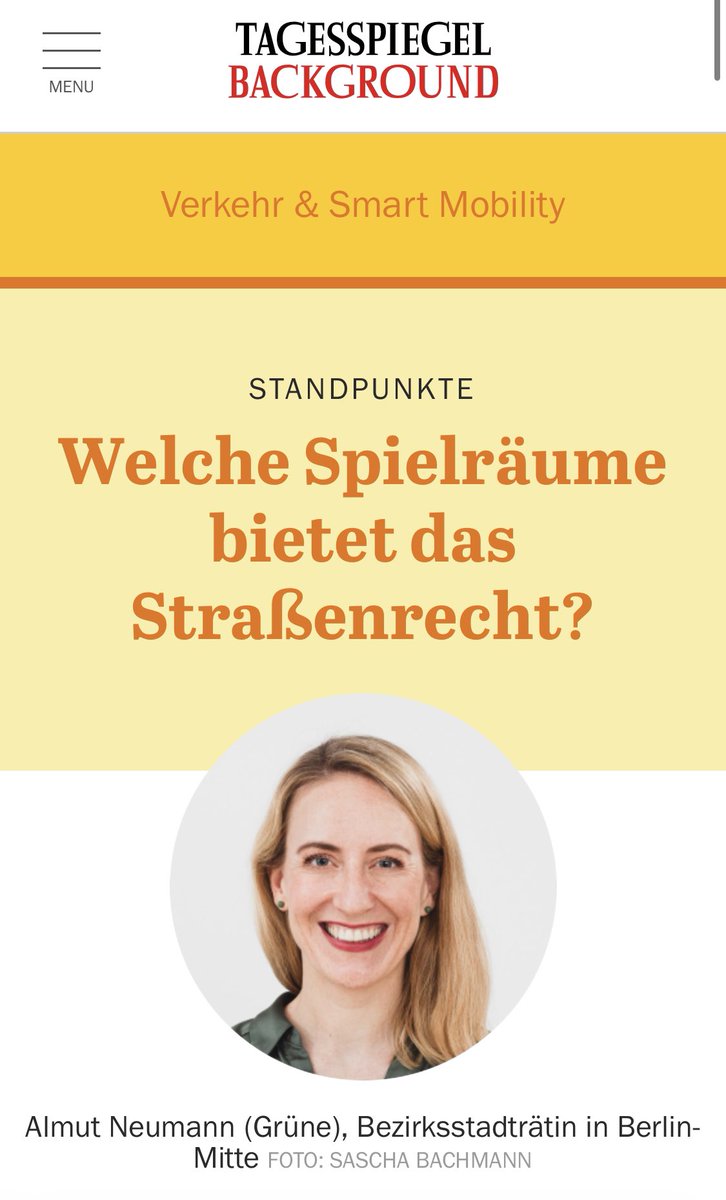 Die Reform des #Straßenverkehrsrecht|s ist zunächst gescheitert. Doch das bestehende #Straßenrecht birgt gute Möglichkeiten, bestehende Spielräume für die #Mobilitätswende zu nutzen. Das zeige ich am Beispiel einer sicheren #Schulzone👇#Schulwegsicherheit

background.tagesspiegel.de/mobilitaet/wel…