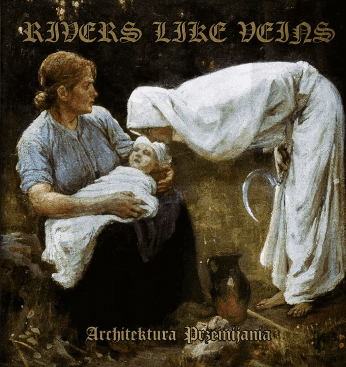 MetalSayuki's tweet photo. 数年前から地味に推してるポーランドのRivers like Veinsもクリスマス・イヴイヴイヴに新譜出したんだぜ。安定の疾走メランコリックサウンド、時折入るBouillanne嬢の冷静沈着地声ボイスも健在。今作でも19～20世紀初頭に活躍したポーランドの詩人の詩を一部で引用。
https://t.co/s7zo5WFxbR https://t.co/X2YNK5nofr