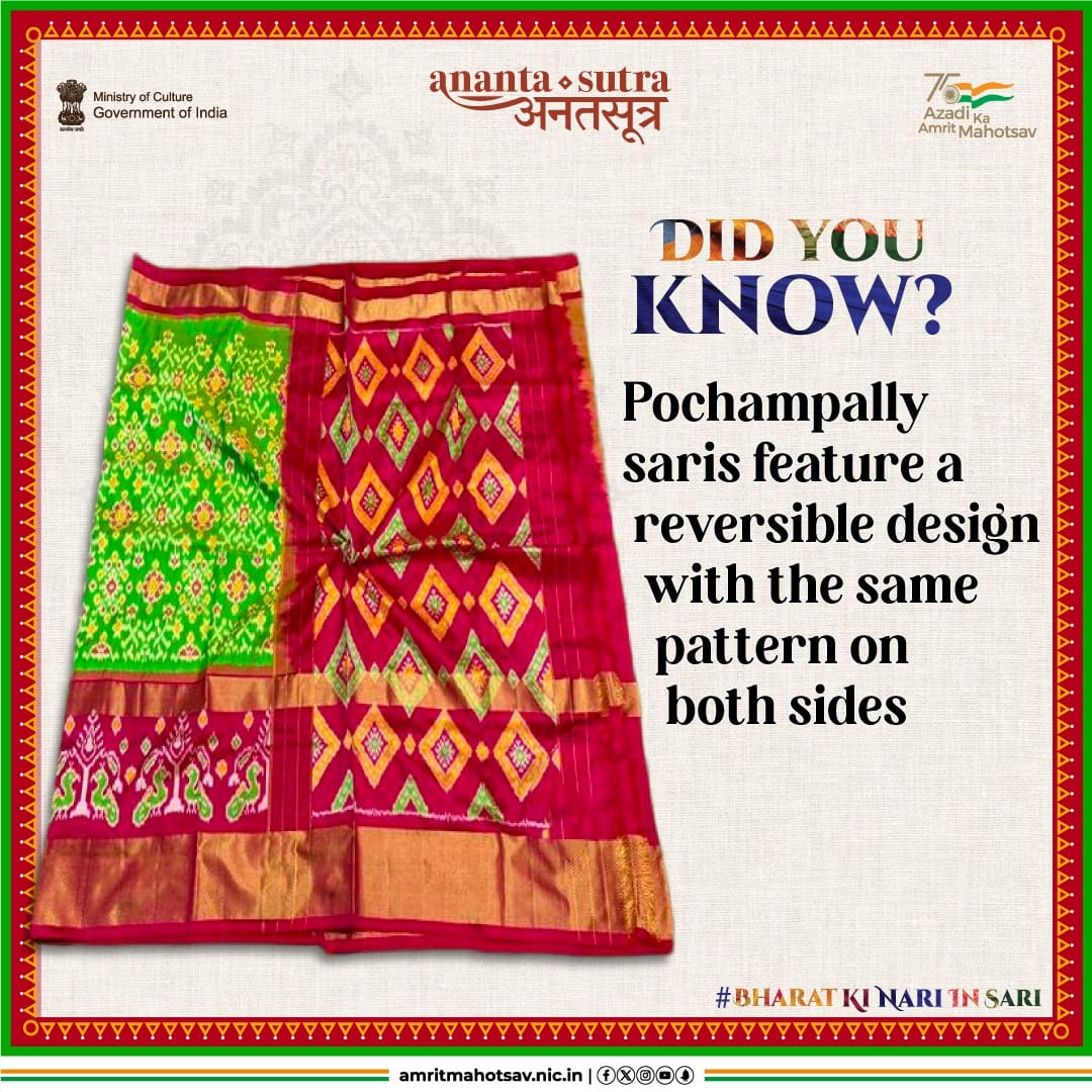 This is a very good program as of today and it should be continued in the future also.#BharatKiNariInSari