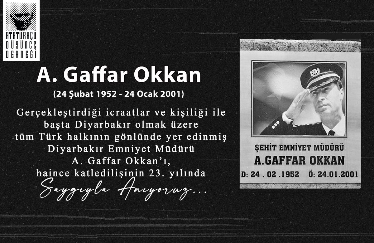 Saygıyla anıyoruz... #GaffarOkkan