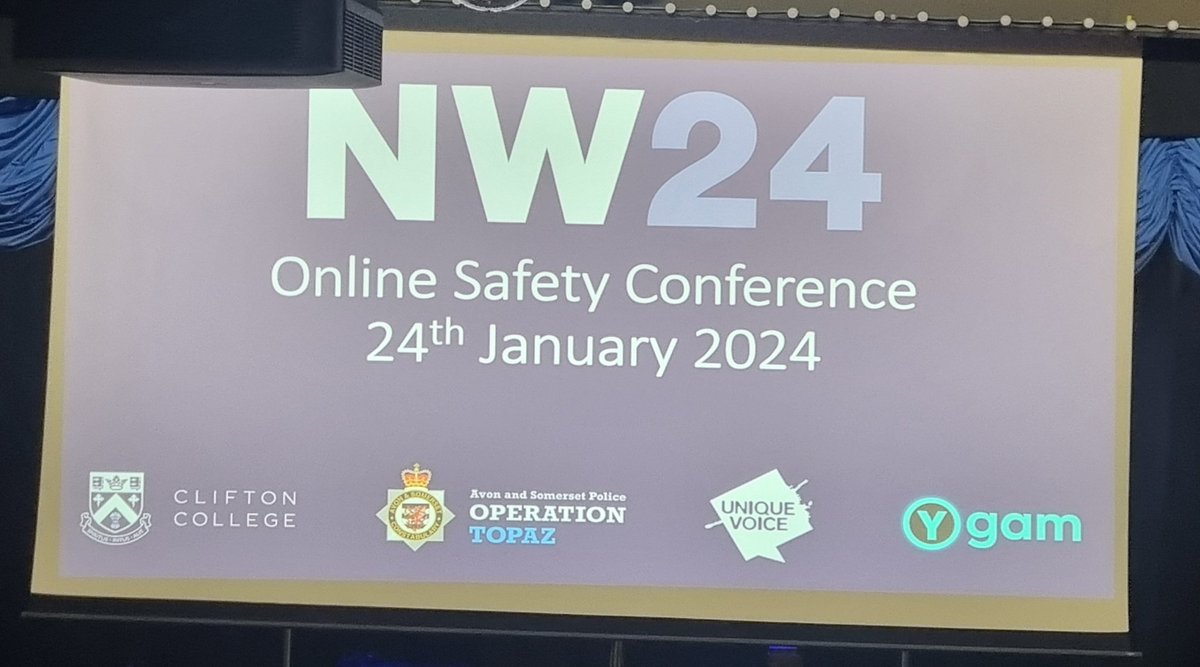 @Clifton_College for  300 year 5 & 6 students from schools in Bristol conference. @UniqueVoice_CIC @ASPolice @YgamUK are working all together to educate  prevent online grooming of children. Prevention is better than cure!