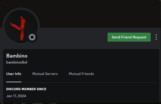 -If you are not familiar with Kevlar_Vest he is a pedophile that used to be our friend. 

-He recently came back under the name Bambino. If you see this account block and report him immediately! 

-We've exposed him for coming back. Stay safe everyone