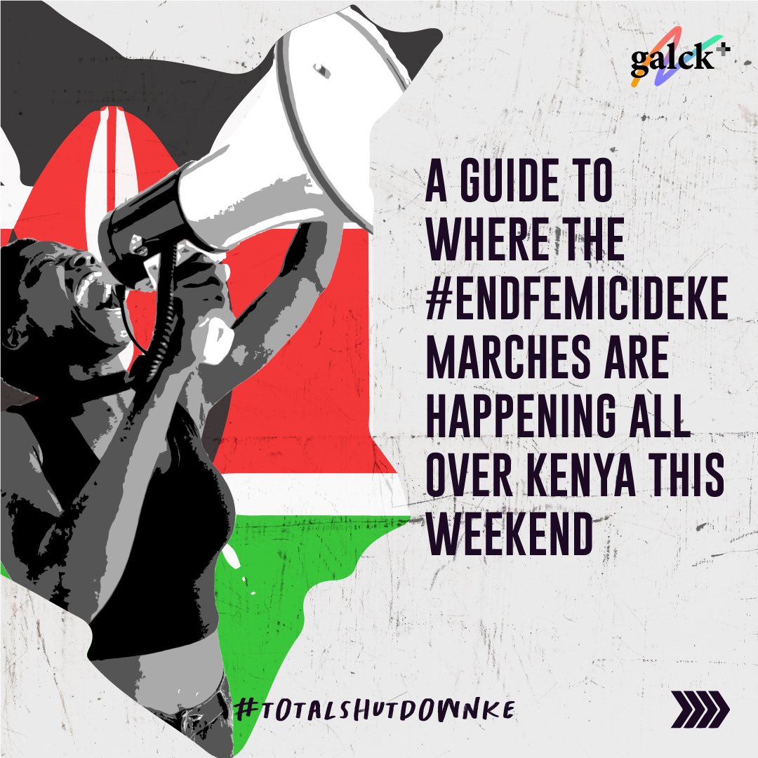 📍#endfemicideke marches and their locations all over Kenya happening this weekend. 

Being a woman shouldn’t be a death sentence! 

#Totalshutdownke-Again