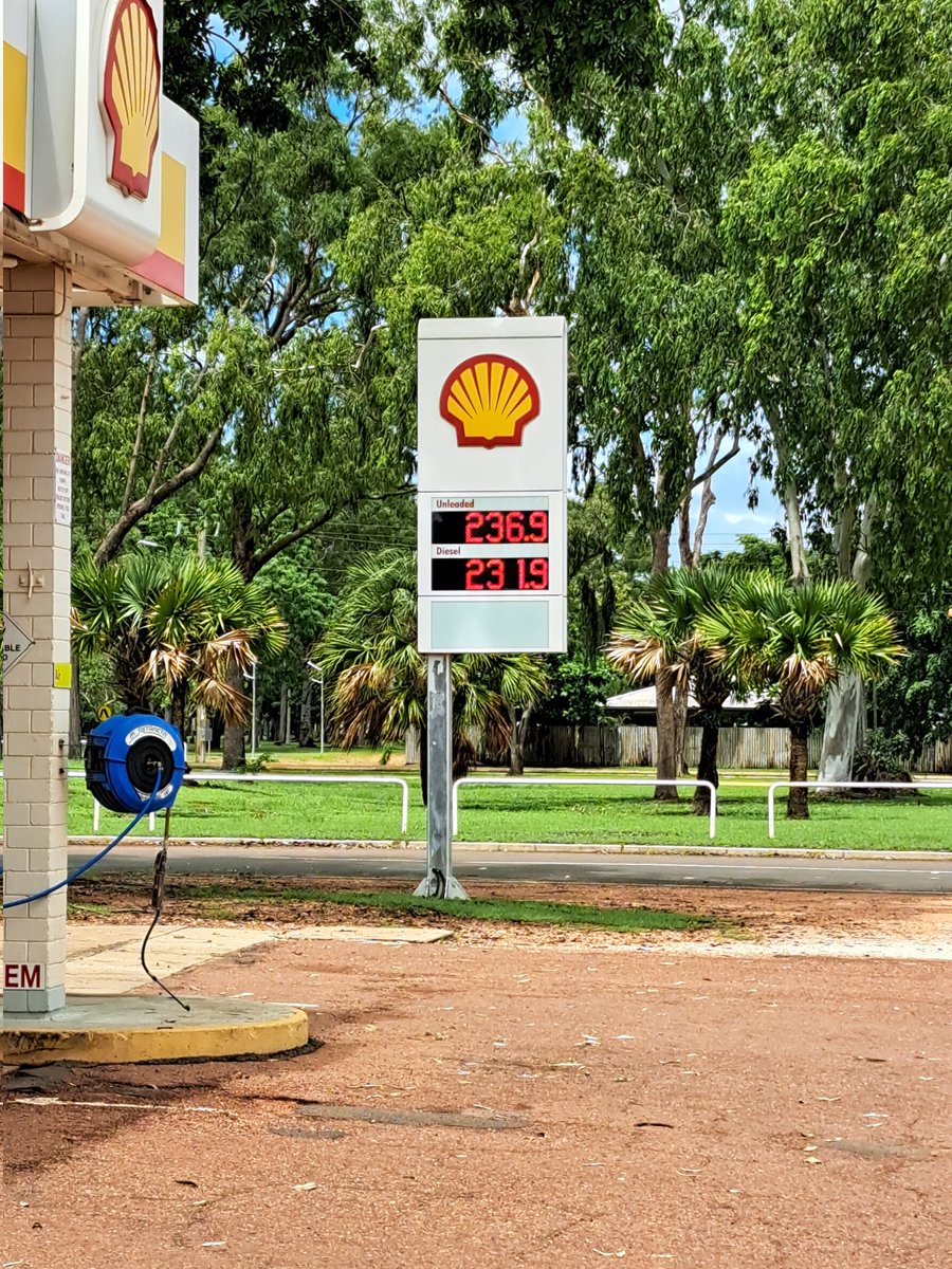 Going to miss a lot about Weipa but the fuel prices not one of them