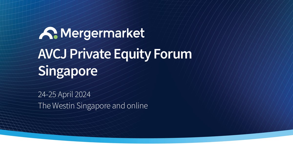 [SAVE THE DATE] We are pleased to announce that the AVCJ Private Equity Forum Singapore will return on 24-25 April 2024. Book now for our best rates before 9 February. shorturl.at/bcdNU
#AVCJSingapore