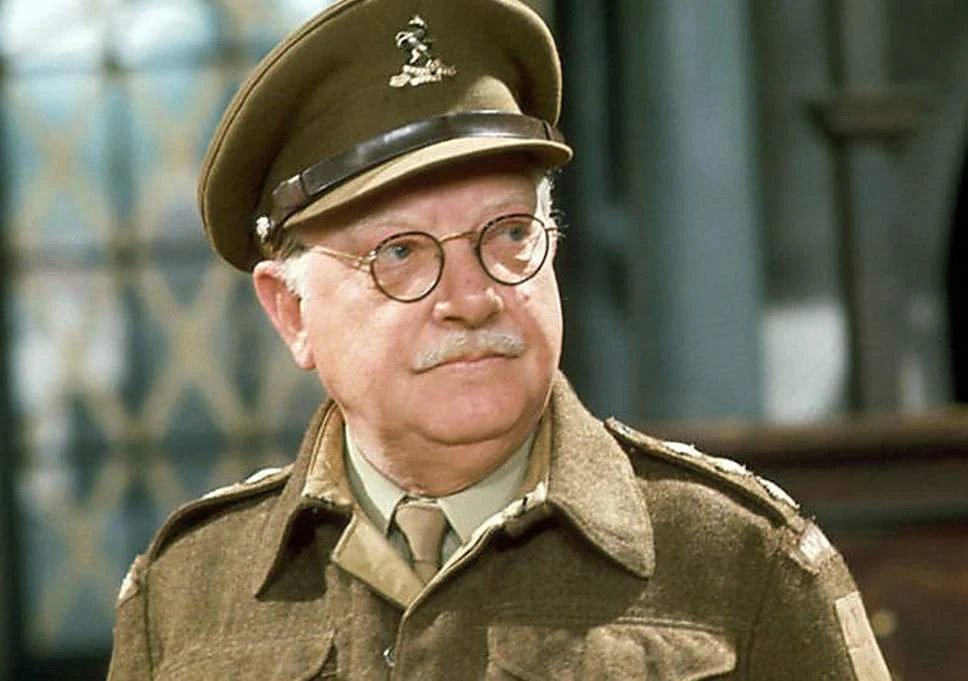 toryboypierce's tweet photo. Head of army General  Sir Patrick Sanders says  British public may be called up to fight if we go to war with Moscow. Send for Captain Mainwaring https://t.co/klWkVFp7oP