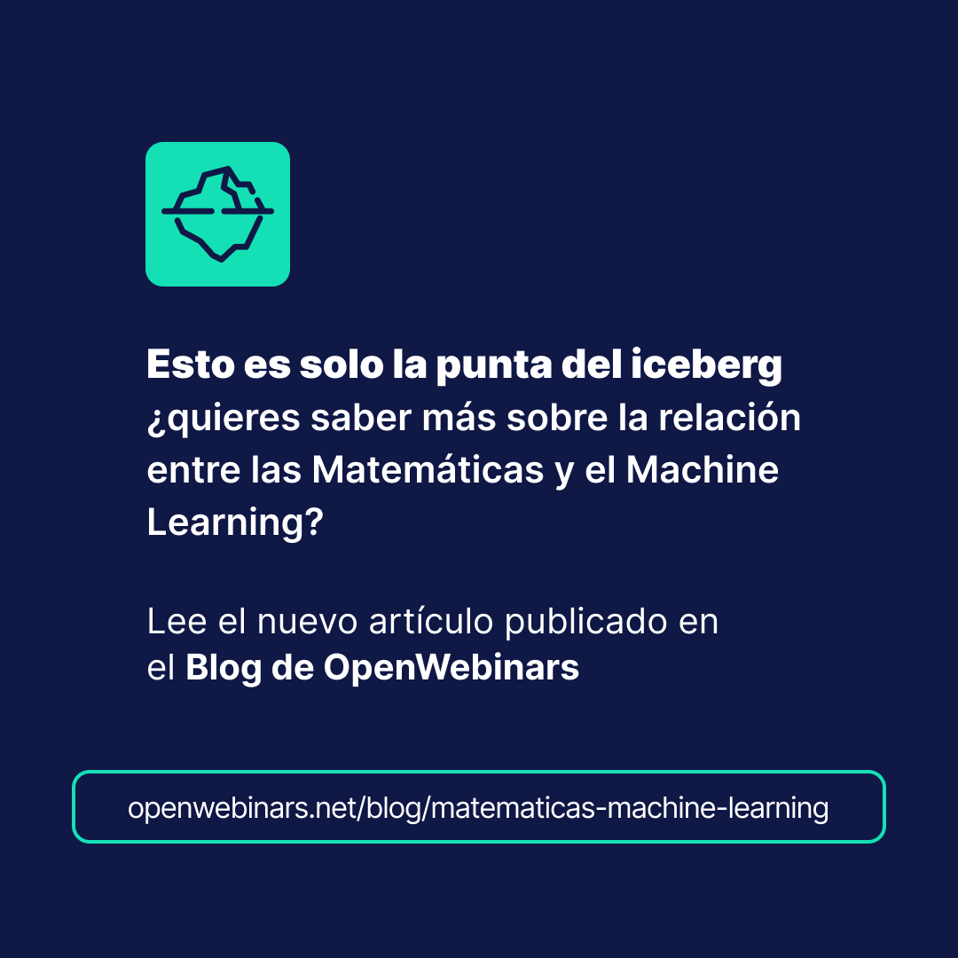 openwebinars's tweet image. Échale un vistazo y descubre los conceptos más relevantes y algunos ejemplos de aplicación.
#machinelearning #machinelearningalgorithms #machinelearningdeveloper #machinelearningengineer #machinelearningmaths