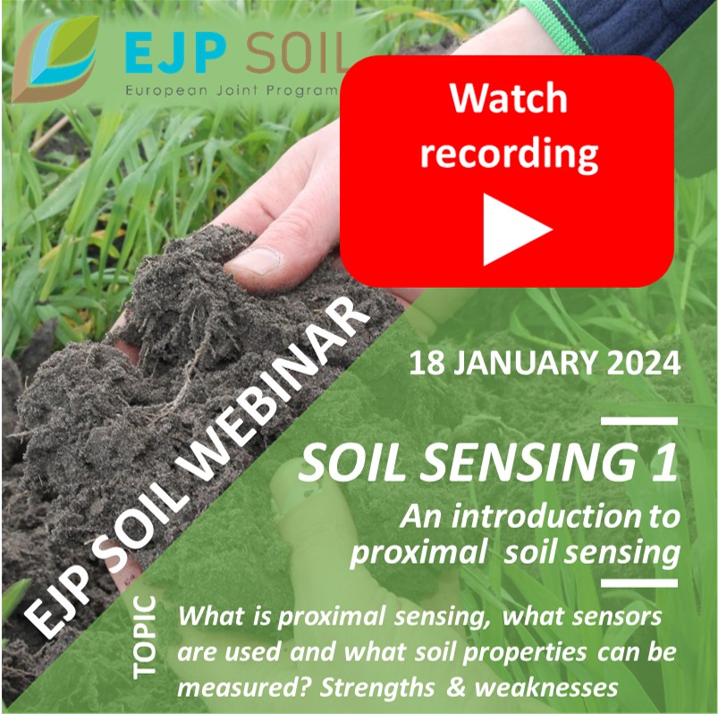 WATCH THE WEBINAR: youtu.be/3Xqj4nON78Q What is #proximalsoilsensing, what sensors are used and what #soilproperties can be measured? Strengths and weaknesses? #SoilHealth #SoilScience @HorizonEU @REA @EU_ScienceHub @eugreenresearch @EUGreenDeal @DGEnvironment @DGAgriculture