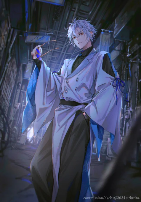 ご依頼主様のオリキャラを描かせて頂きました!#Skeb #Commission 