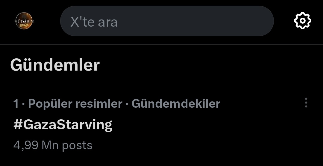 Herkes bir twitt atsa 5 Milyon oluyoruz.

Yüksek ve gür bir sesle #GazaStarving