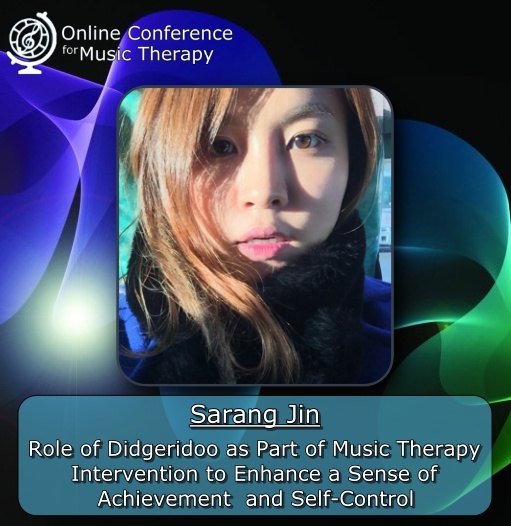 _OCMT's tweet photo. Meet our presenters!
Sarang Jin will present "Role of Didgeridoo as Part of Music Therapy Intervention to Enhance a Sense of Achievement and Self-Control." We are looking forward to it!
For more information and registration go to:
https://t.co/TqX015DWzU https://t.co/kwnneR0rKx