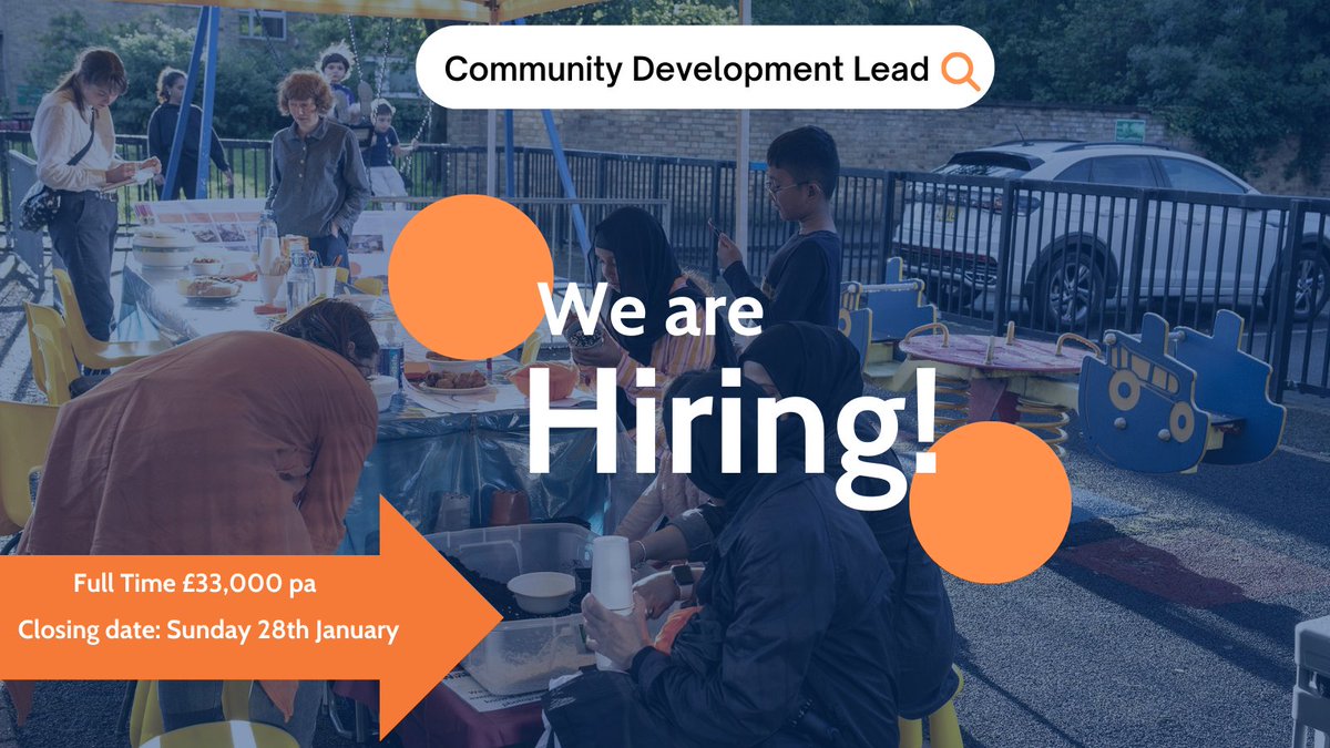 🕘There is still time to apply for this fantastic role. If you are passionate about supporting communities to realise a fairer and greener future for the place they call home, apply today! For more information and to apply: thewinch.org/careers/ #communityjobs #camdenjobs