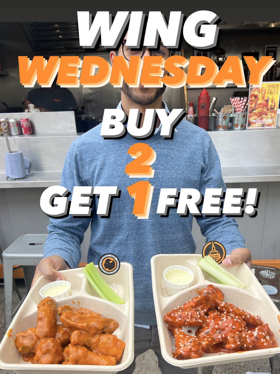 ALL DAY TODAY!
The UK’s original #wingwednesday 🧡🧡🧡
<a href="/trumanbrewery/">The Truman Brewery</a>