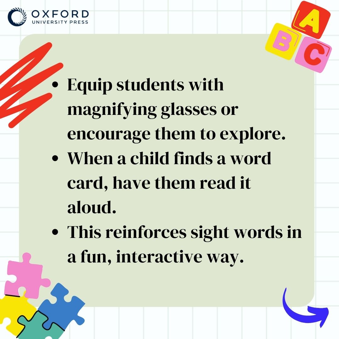 OUPELTGlobal's tweet photo. Challenge your primary-level student's vocabulary with this fun activity. ✨ Let us know in the comments how you like to challenge your students!
#ELT #VocabularyActivity #TeachingPrimary https://t.co/FwRN9F88zQ