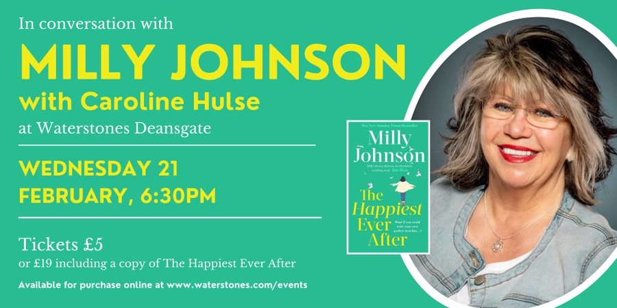 CarolineHulse1's tweet image. Manchester book lovers, come and join us! @millyjohnson is excellent company