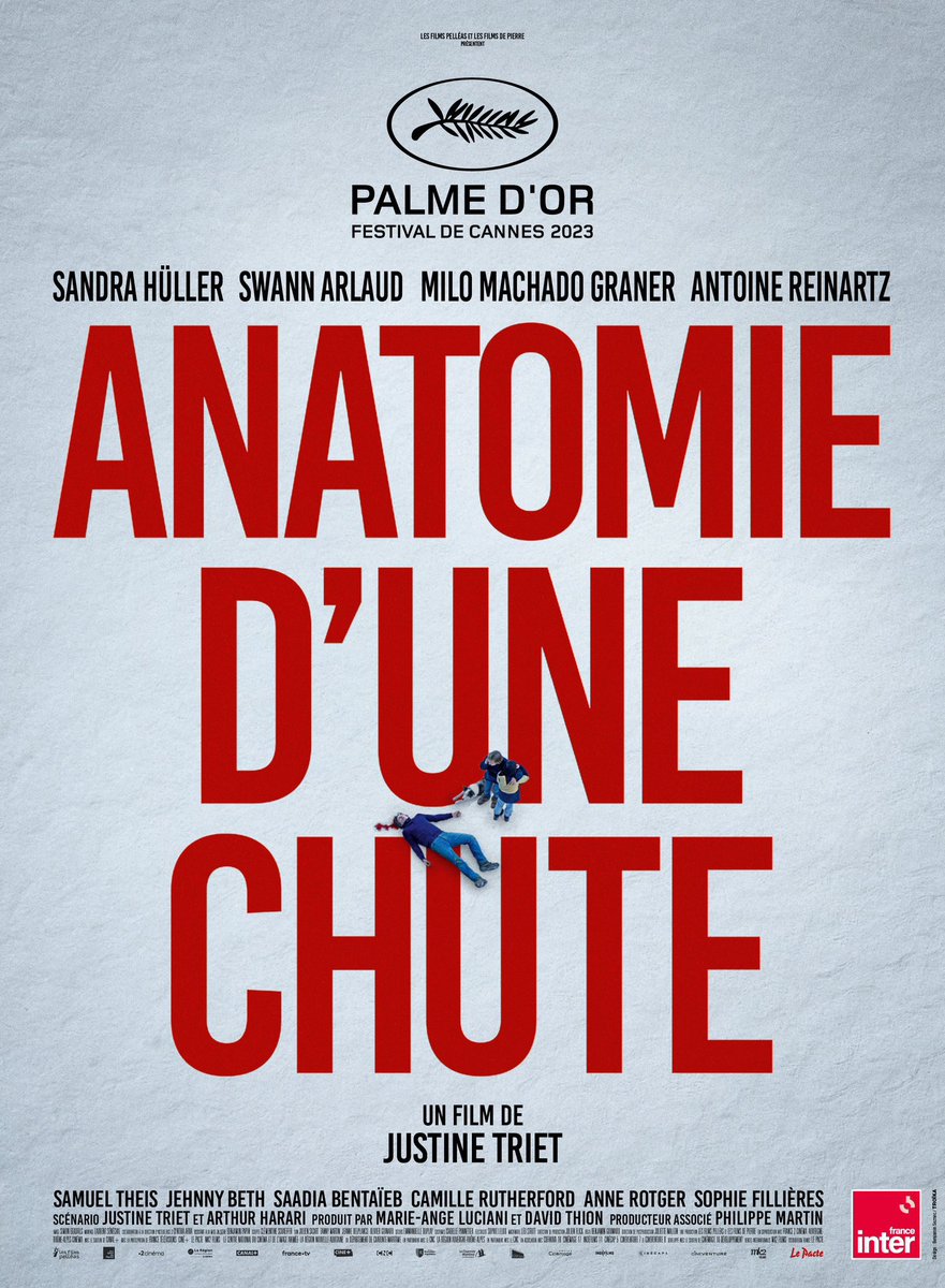 J’ai vu #AnatomieDUneChute et c’est un chef d’œuvre! Je vous partage d’ailleurs dans ce Thread quelques images et un tout petit peu (vraiment léger) de spoil 🧵👇🏻