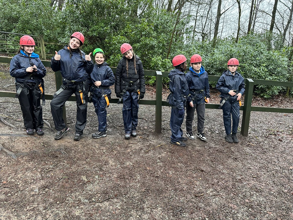 MrMcNulty3's tweet photo. The primary 7’s we’re flying through the Forrest on the zip wire at Lockerbie manor! @StBlanesGCC https://t.co/VdUDoKBX1K