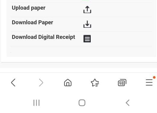 We can even upload the paper