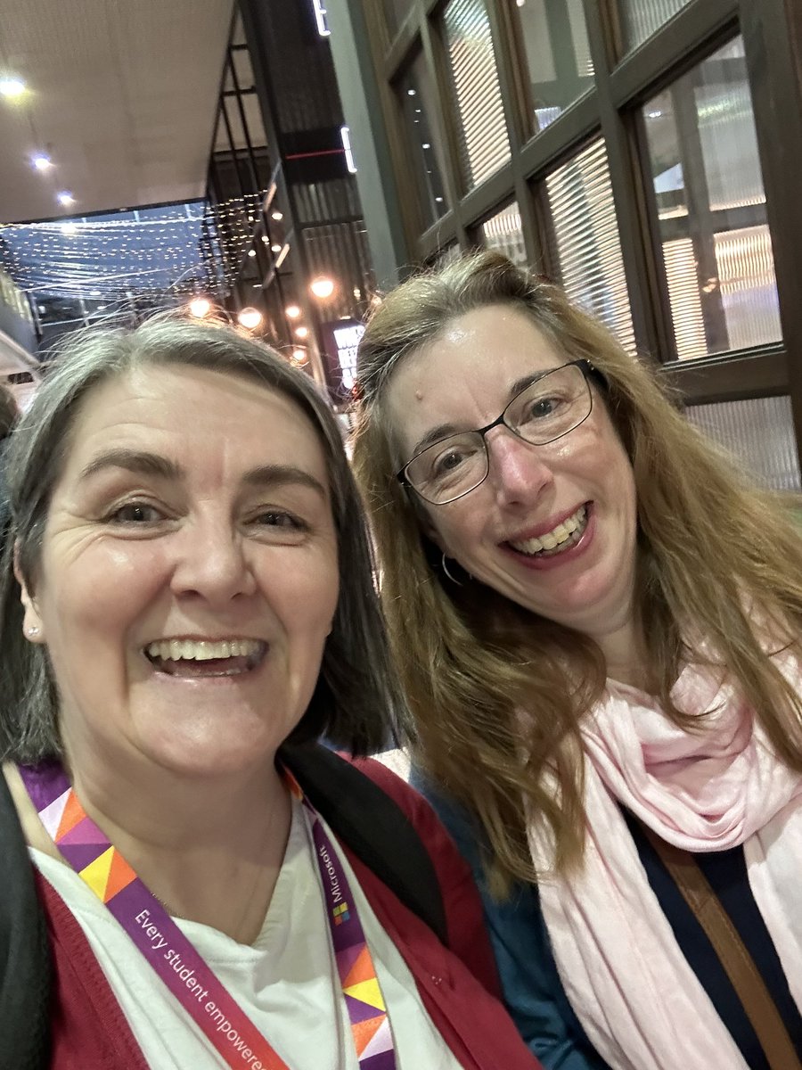 AJOBPickard's tweet photo. Was so excited to meet the @ThingLink_EDU folks this morning I forgot to get a photo π€¦π»ββοΈ then I spotted Sallie & Sean for my first #MetAtBETT selfies π₯° #MIEExpert #Bett2024 #MicrosoftEdu https://t.co/vFQUjrcwZM