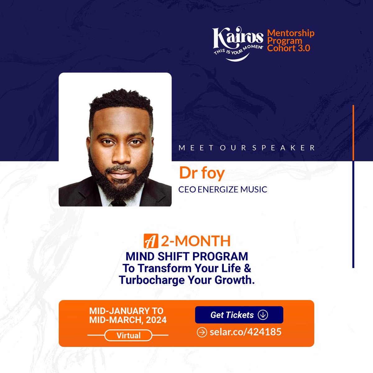 Thekairoshq's tweet photo. Dr Foy will be live at #KMP2024 
Click on the link on our bio to secure your post.
Cheers to your greatness!🥂✨ https://t.co/SP8KeOyjJn