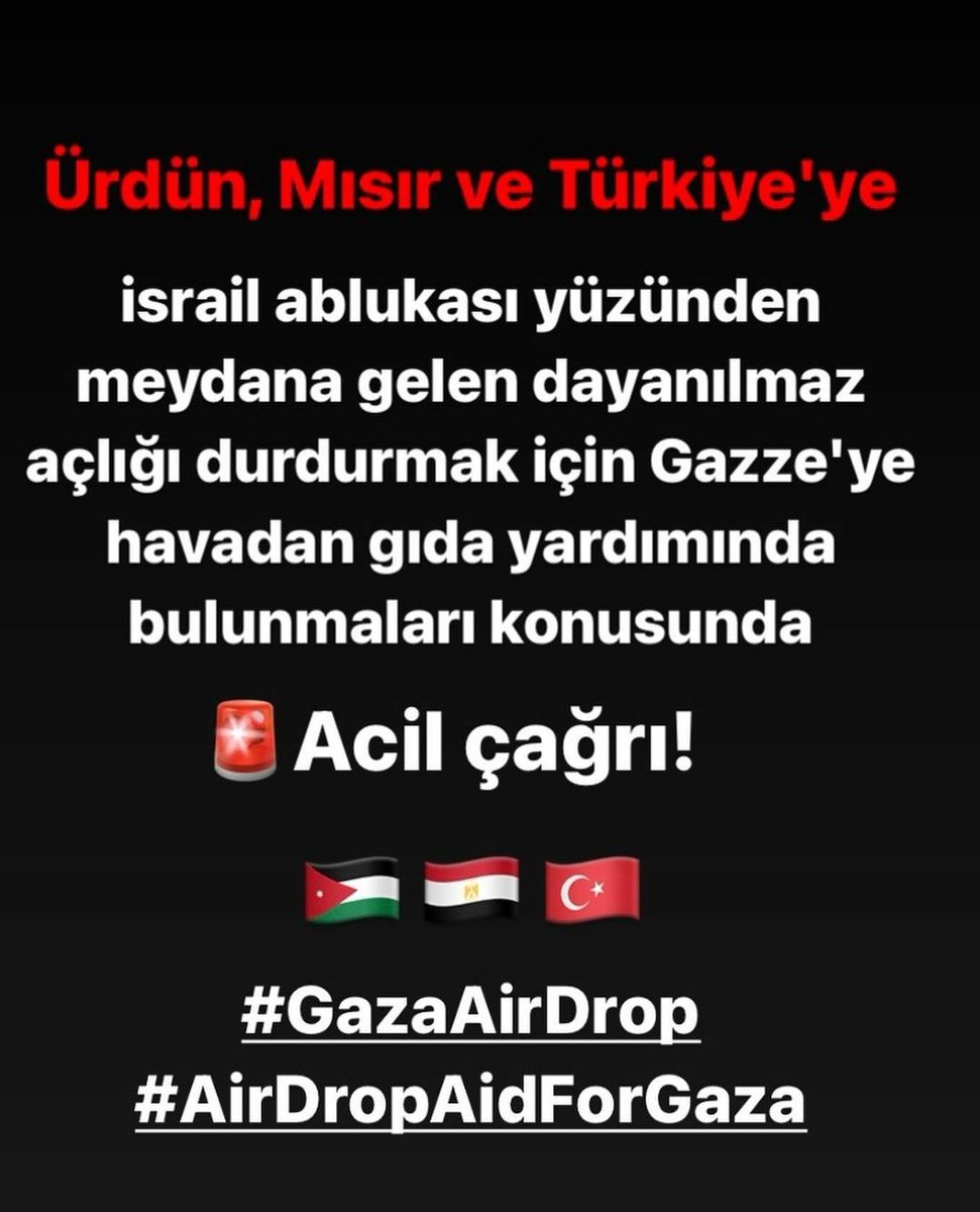 erdem25131's tweet photo. Gazze'ye Havadan Karadan TÜNELLERDEN yardım edilmeli #GazaStarving https://t.co/ZZpSHYhtHm