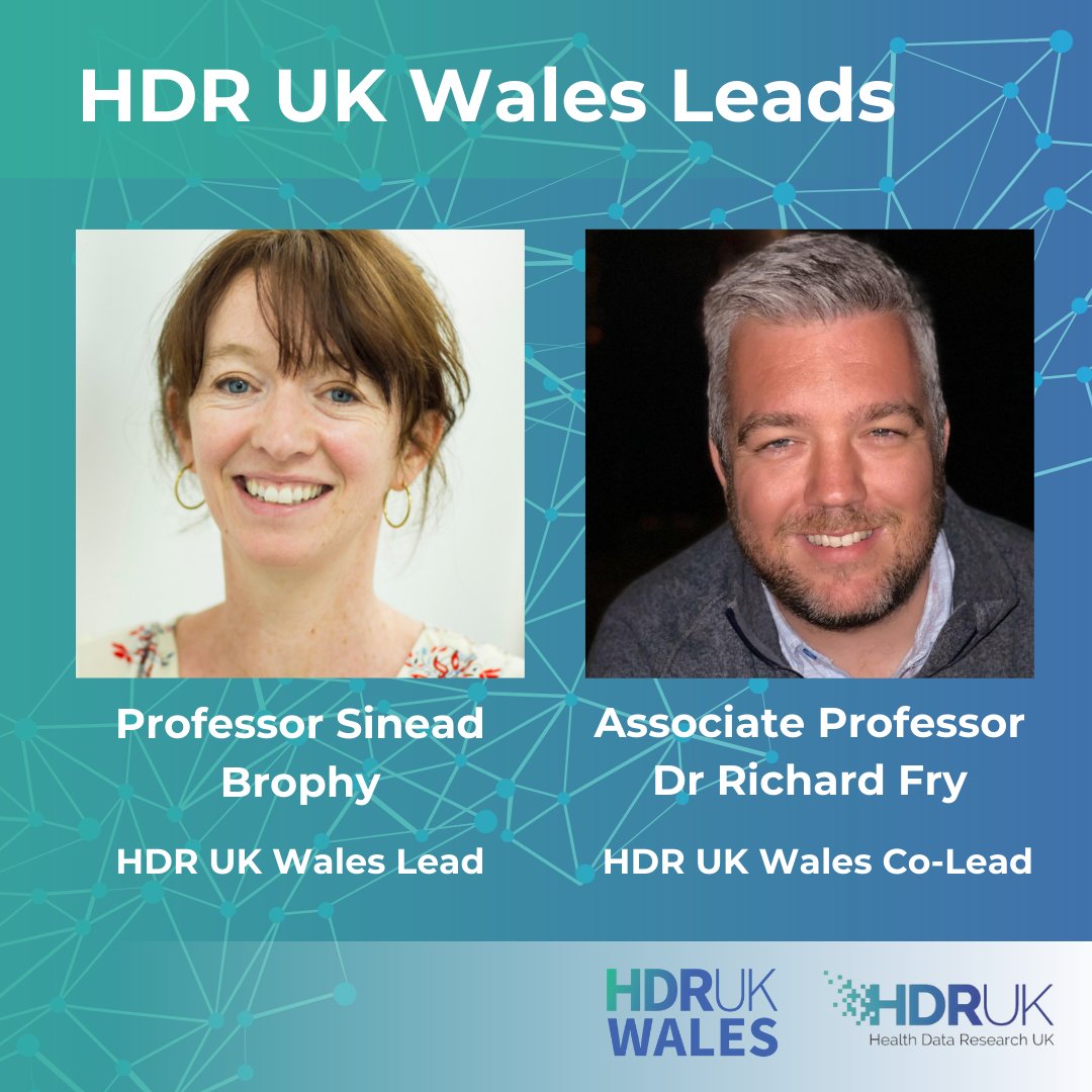 Introducing our @hdrukwales leads👋 👩‍💼Professor @SineadBr 👨‍💼Associate Professor Dr @richfry Find out more about @hdrukwales here👉 popdatasci.swan.ac.uk/centres-of-exc… @HDR_UK @PopDataSci_SU @SwanseaUni @SwanseaMedicine @AlyshaMorgan5 @RhiannonKOwen