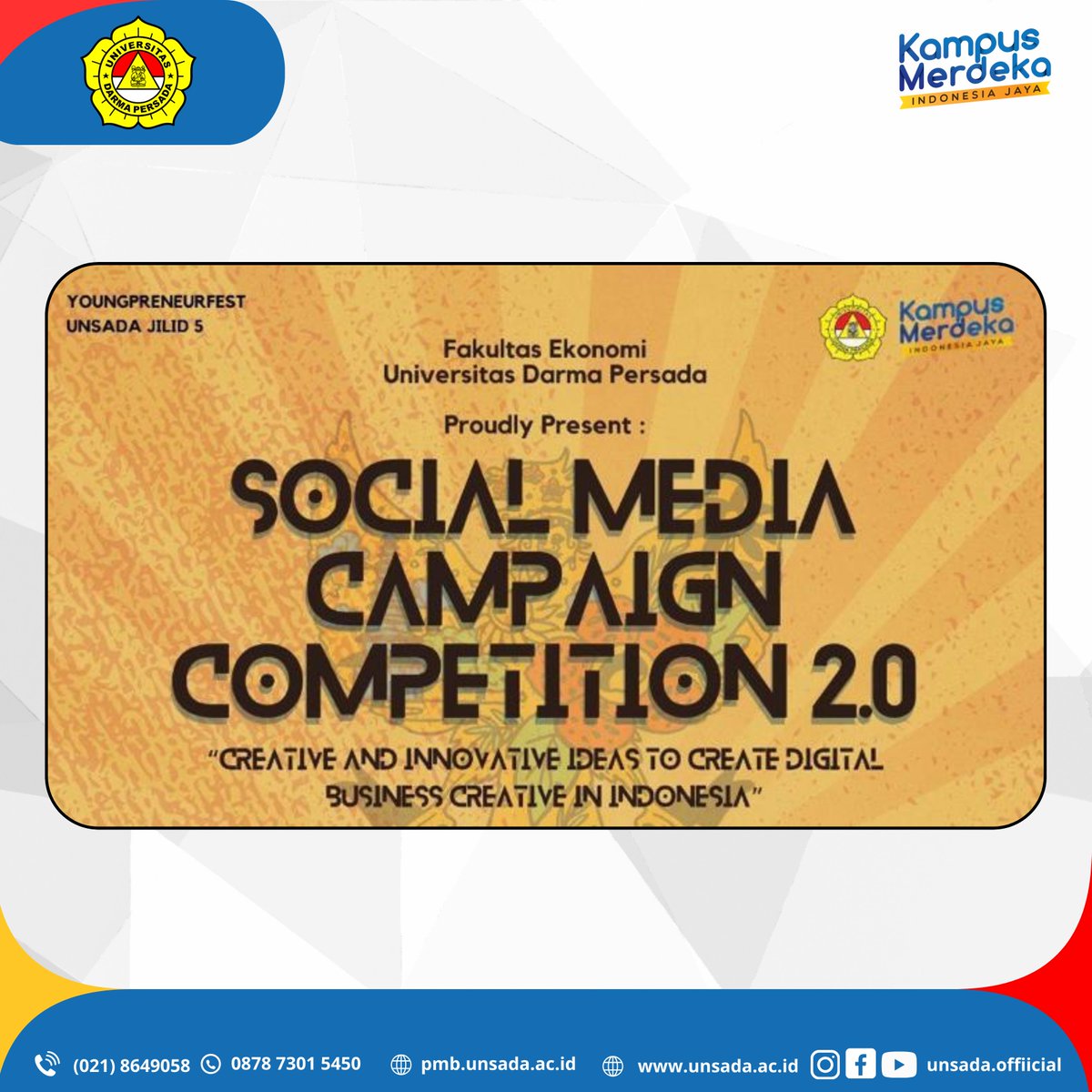Universitas Darma Persada tweet media