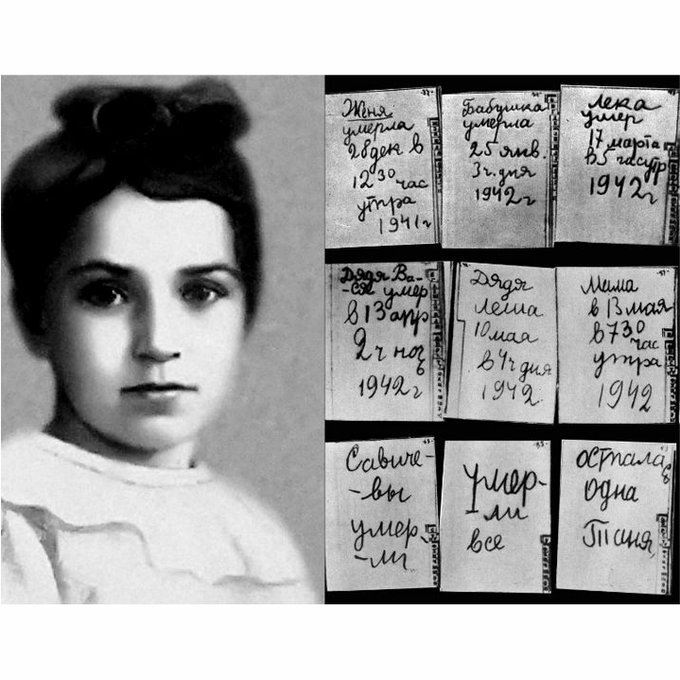 Tanya Savicheva's Siege Diary