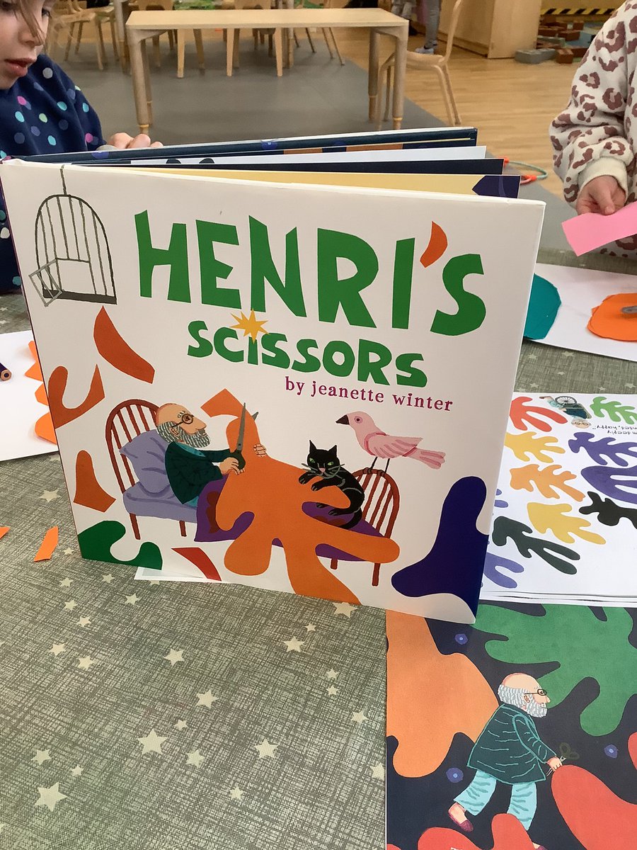 RobsackN's tweet photo. Exploring the world of art with our artists! 🎨 Currently diving into the vibrant world of Henri Matisse. The children are cutting and creating unique artworks inspired by his brilliant techniques. 🌈✂️ @R_S_Wood https://t.co/iOK2mIz7T4