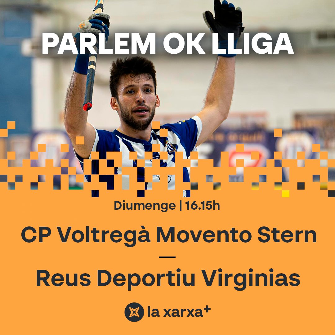 🔜 Diumenge a l’#EnjocTV...

⏰ 16.15h
🏑 <a href="/cpvoltrega/">Club Patí Voltregà-Movento Stern</a> 🆚 <a href="/ReusDeportiu/">Reus Deportiu</a>
🏆 #ParlemOKLiga

📺💻📱📡 A <a href="/laxarxames/">La Xarxa+</a>!
#okcat