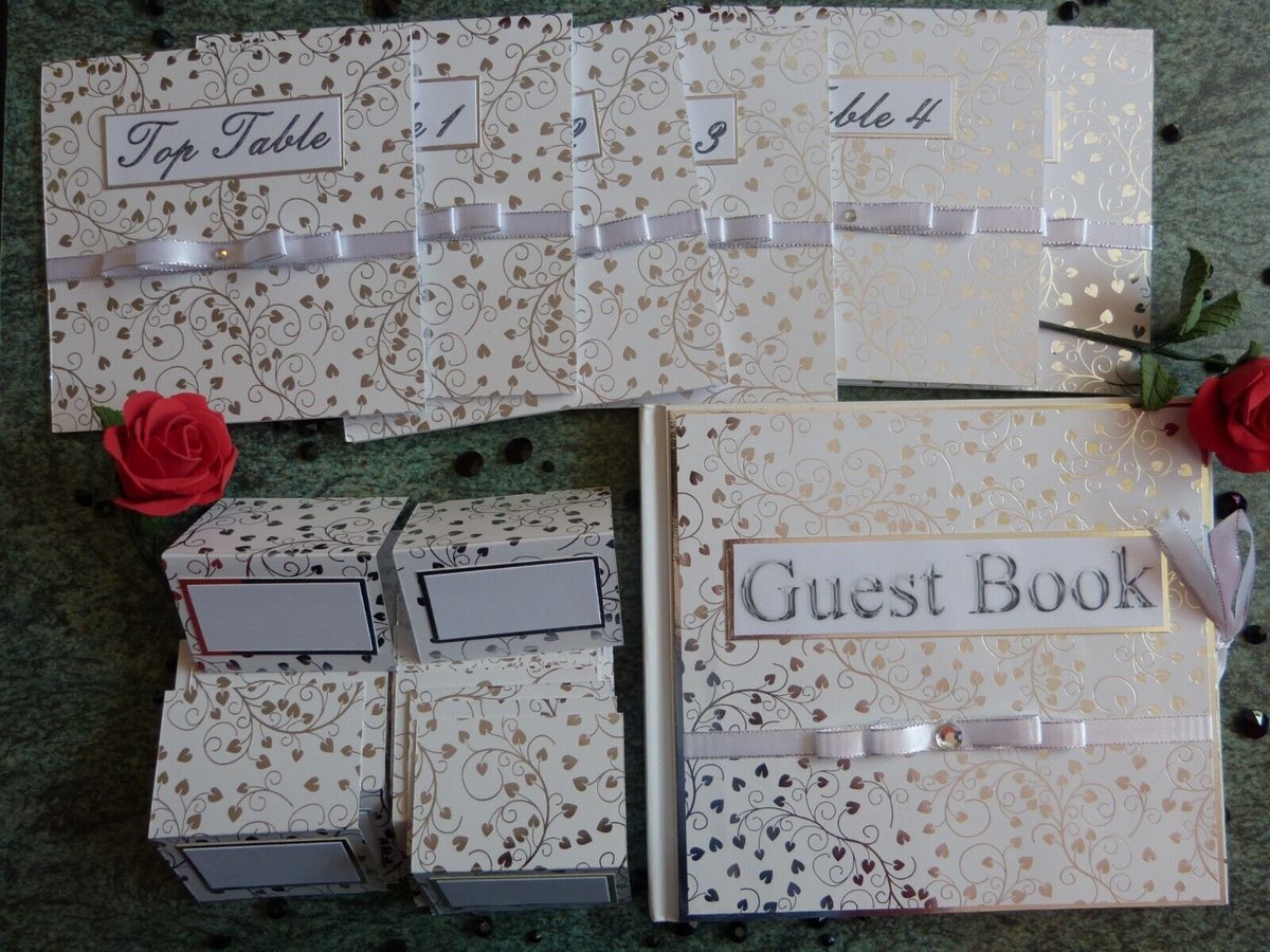 ebay.co.uk/itm/1455655971…
wedding Guest book, Table Numbers &amp; Place Cards 

#weddinginspiration #weddingplanning #wedding #handmade #handmadeweddingstationery #love #HandmadeHour #handmadewedding #notonthehighstreet