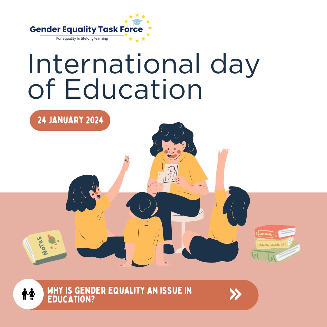 earlallEU's tweet photo. Happy International Day of Education! 👩‍🎓👏
Everyone, no matter their gender, should be able to gain an education.

Read below to see why #GenderEquality is an important issue ⬇️

#GenderEqualityTF #EducationDay2024 https://t.co/vLSd7aj5g6