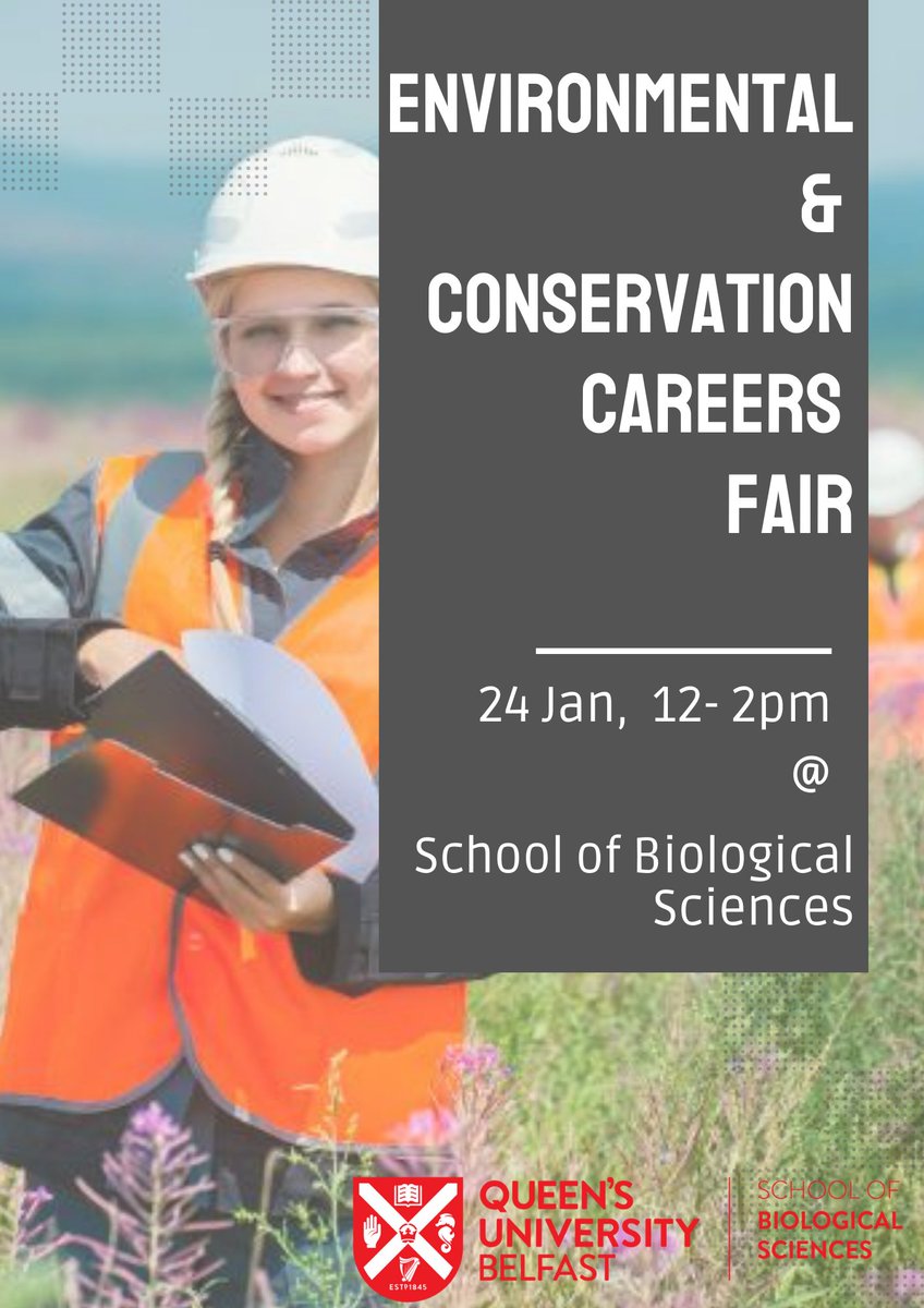 Looking forward to seeing everyone today at our Environmental and Conservation Careers Fair - lots of opportunities across the green sector 🌳🐸🌎