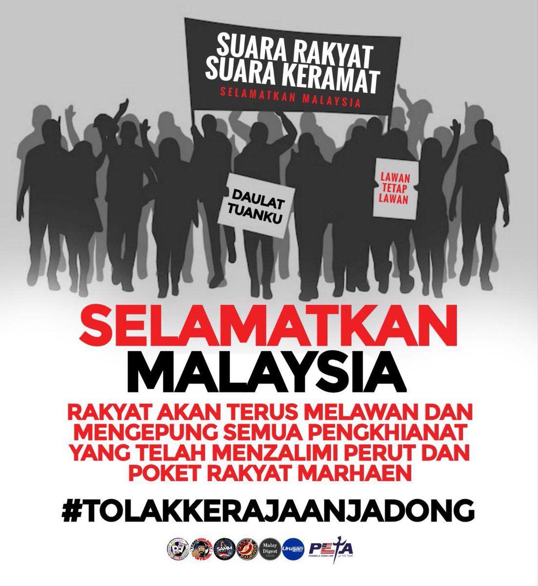 kixxx_7's tweet photo. #KerajaanJadong
#ZalimTerhadapPerutdanPoketRakyat
#KekalTenangdanKitaKepungPengkhianat
#SelamatkanMalaysia
#EndGame
#RevolutionResetReborn
#Lillahitaala https://t.co/mlcqVvwMzJ