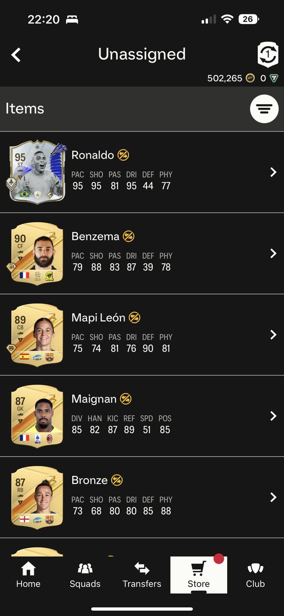 HedroNFT's tweet photo. @FIFA22_INFO In back to back packs, shame it was on my phone. Less build up https://t.co/8U27UNA54C