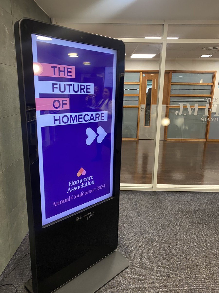 And we’re off! Great day ahead and so many people to catch up with too! @homecareassn #FutureofHomecare