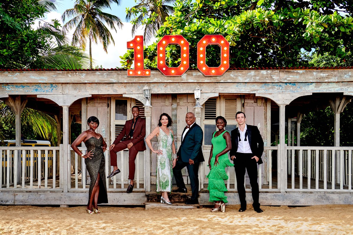 Grab your sunglasses, it's time to go back to Saint Marie! #DeathInParadise series 13 starts Sunday 4 February on @BBCOne and @BBCiPlayer - and we'll be kicking off with our 100th episode! 🥳🥳🥳