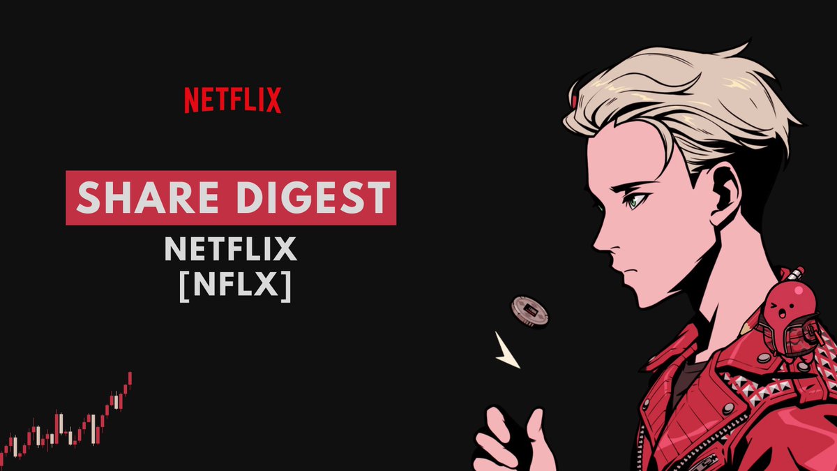 🚨 SHARE DIGEST: NETFLIX [NFLX]

Netflix $NFLX reported Q4 23 revenue of $8.83 billion, up 12.5% over the same period last year. EPS came in at $2.11, compared to $0.12 in the year-ago quarter, but missed expectations of $2.32$ 🔴.

The reported revenue represents a surprise of