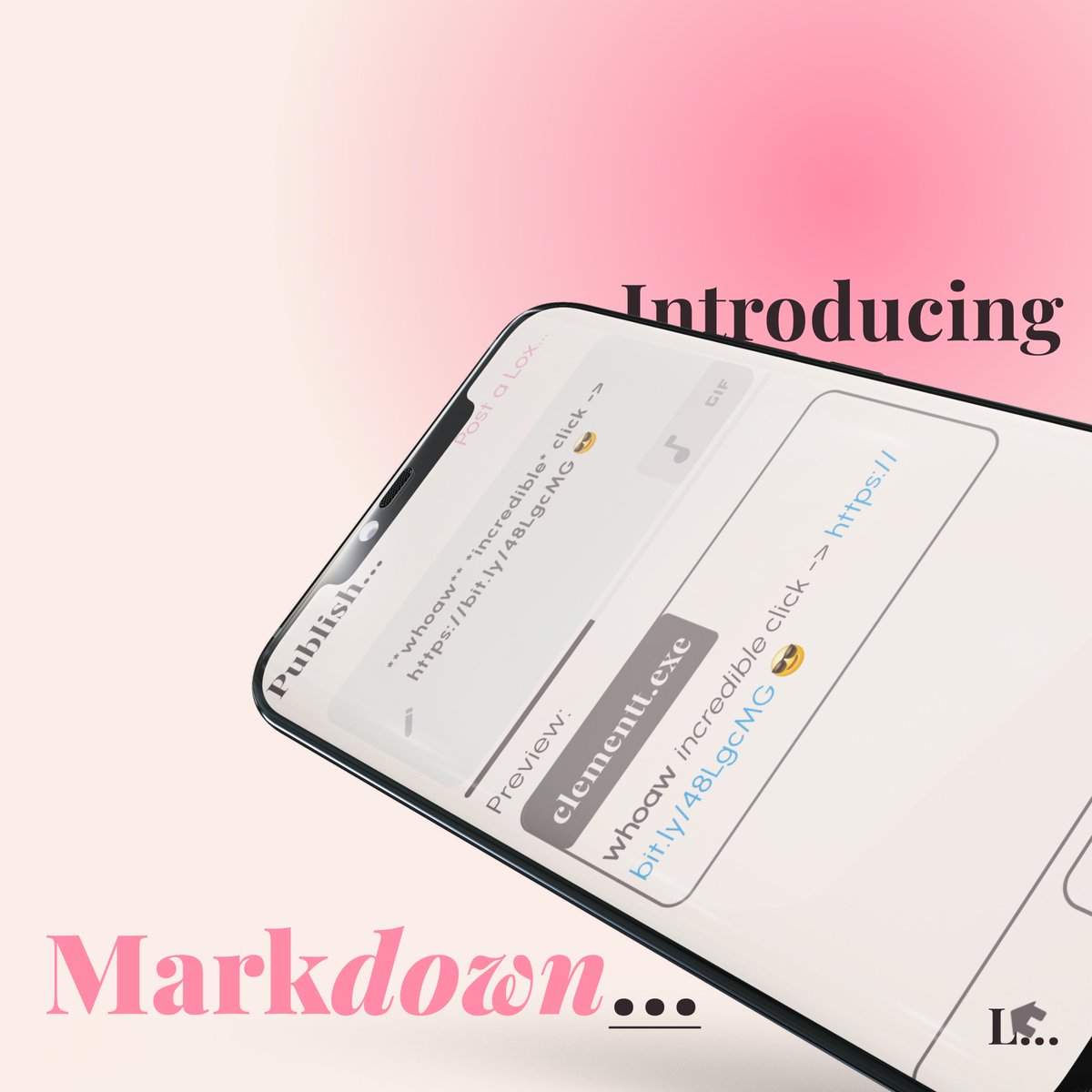 LoxyApp's tweet photo. Introducing, Markdown...

The *markdown* system has arrived on /Loxy.../ and is _very simple_ of use, But thanks to this system, your Lox **take** life!!!!!

Loxy..., Around the corner, connections are born.

______

#socia #app #network #proximity #local #french #frenchtech #art https://t.co/liZmNF2FDX